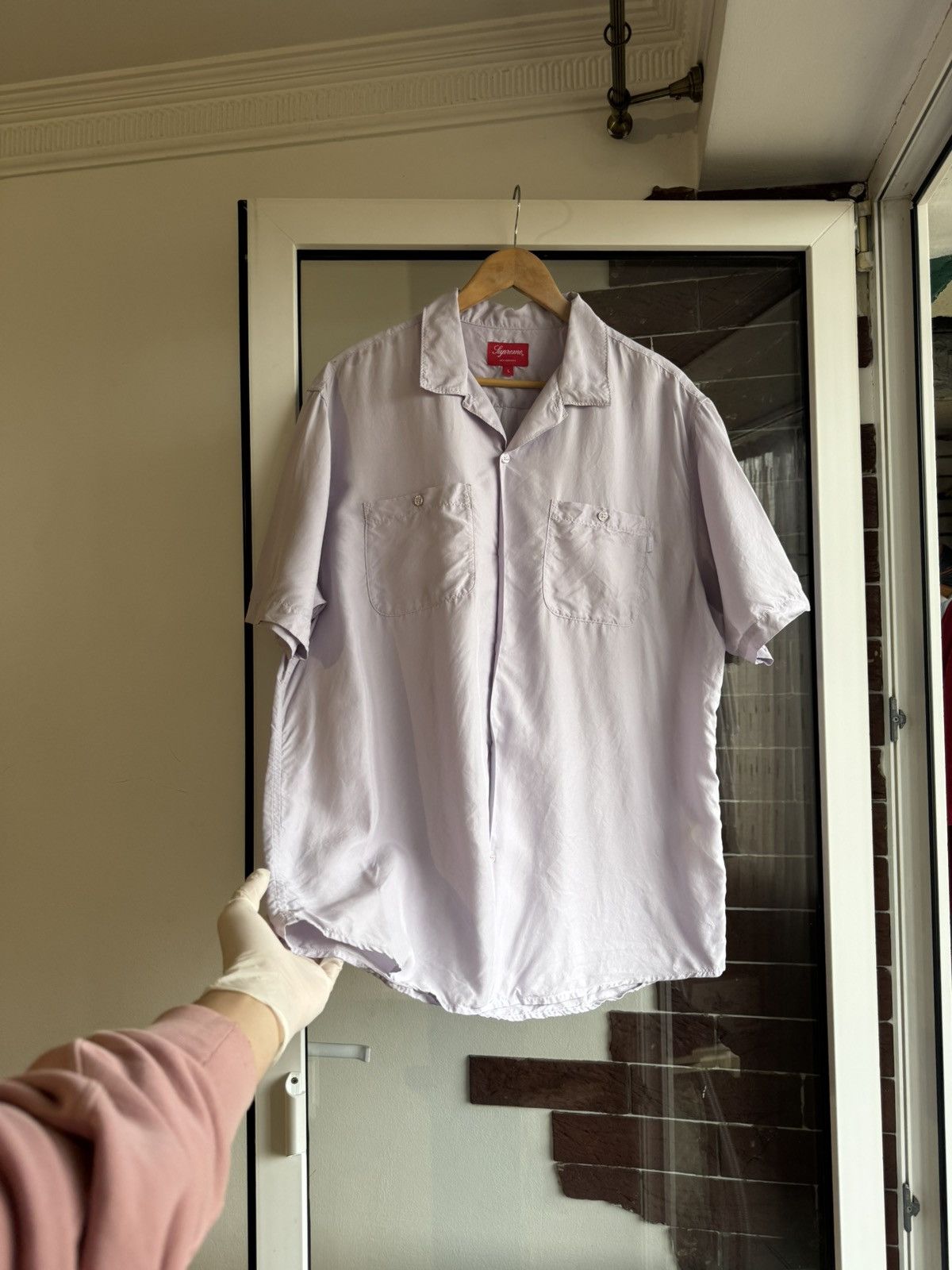 Supreme Supreme New York Silk Shirt Size US L / EU 52-54 / 3 - 8 Thumbnail
