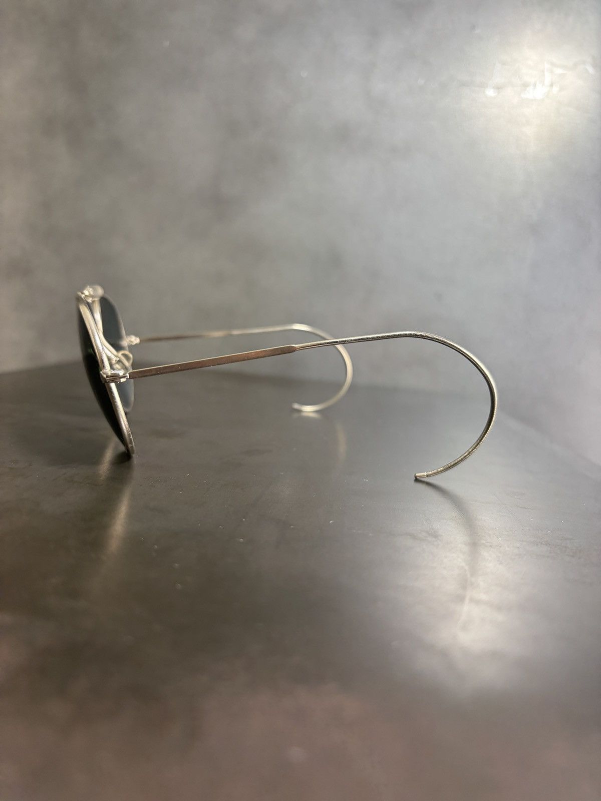 RayBan × Vintage Vintage Aviator Sunglasses Hooked Metal Glacier 60s 70s 80s Size ONE SIZE - 9 Thumbnail