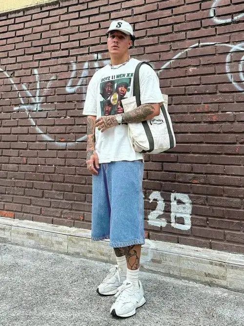 Other Takako x Kyono Denim jeans jorts Y2K Drip shorts Size US 32 / EU 48 - 3 Thumbnail