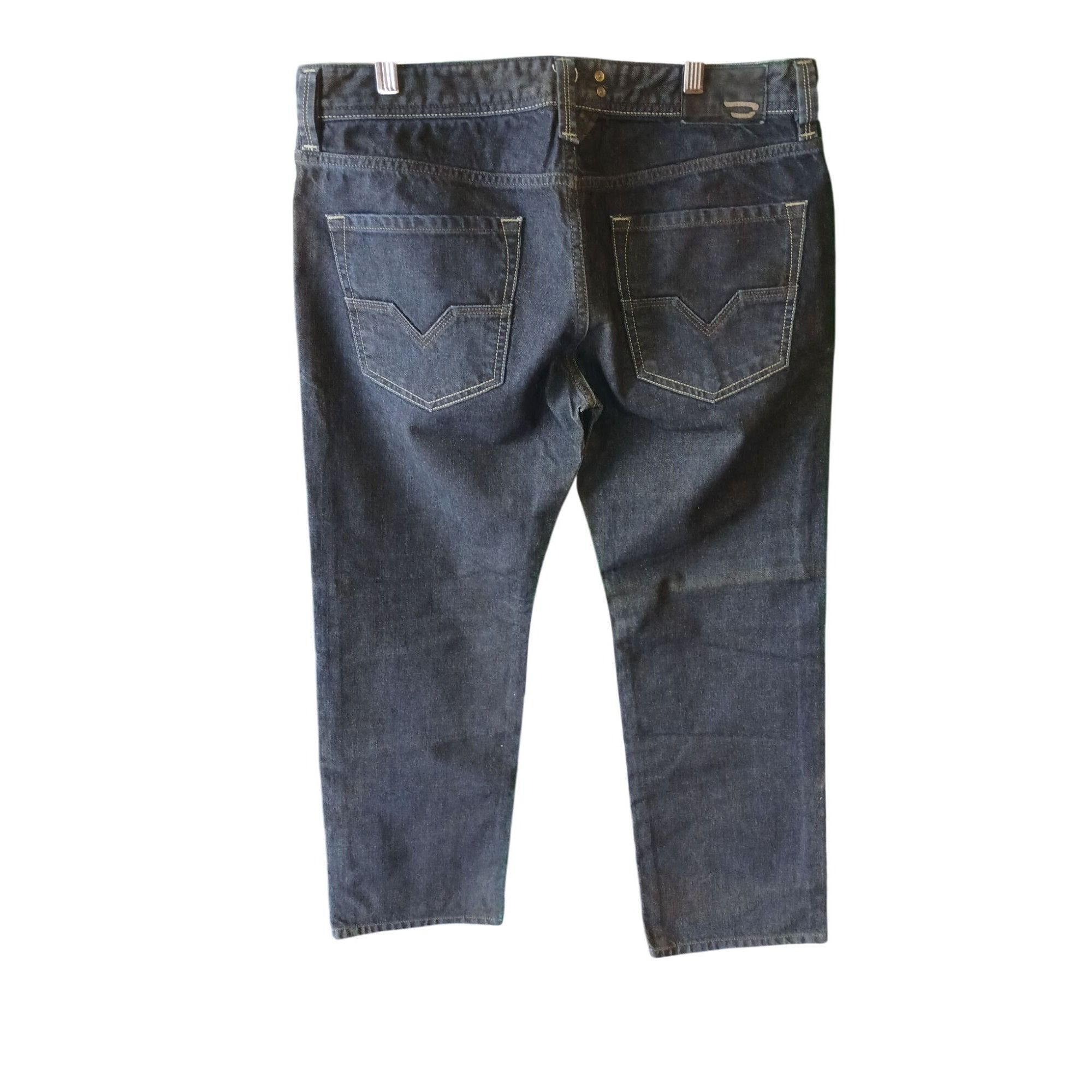 Diesel Diesel Larkee Regular Straight Jeans Size 34 X 30 Dark Wash Size US 34 / EU 50 - 2 Thumbnail