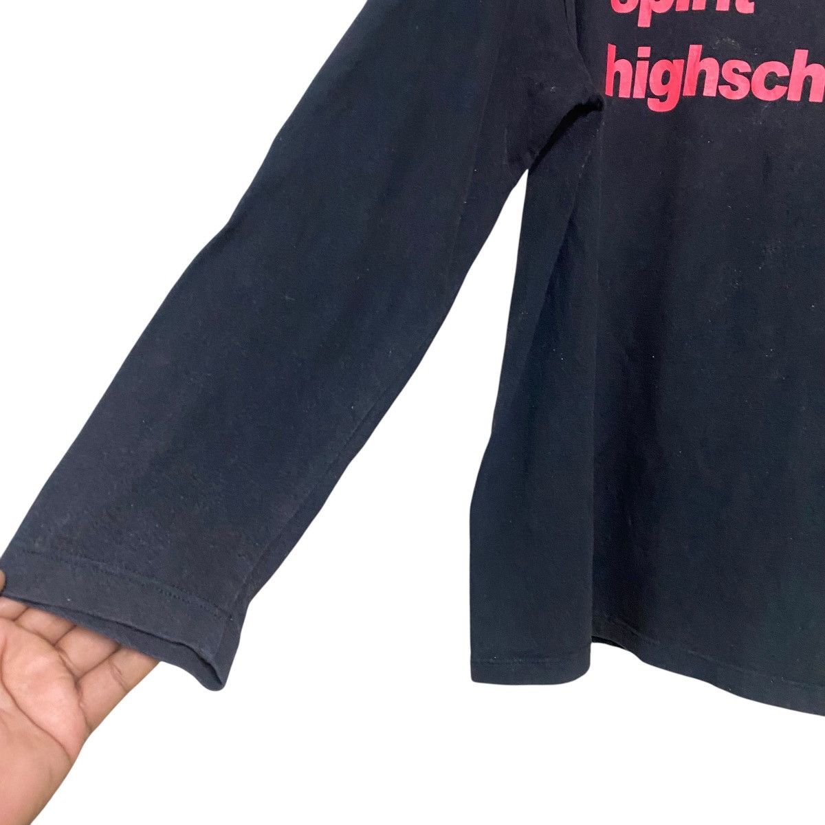 Nirvana Y2K 'Grungerock Spirit Highschool' Kurt Cobain Longsleeve Size US L / EU 52-54 / 3 - 9 Thumbnail