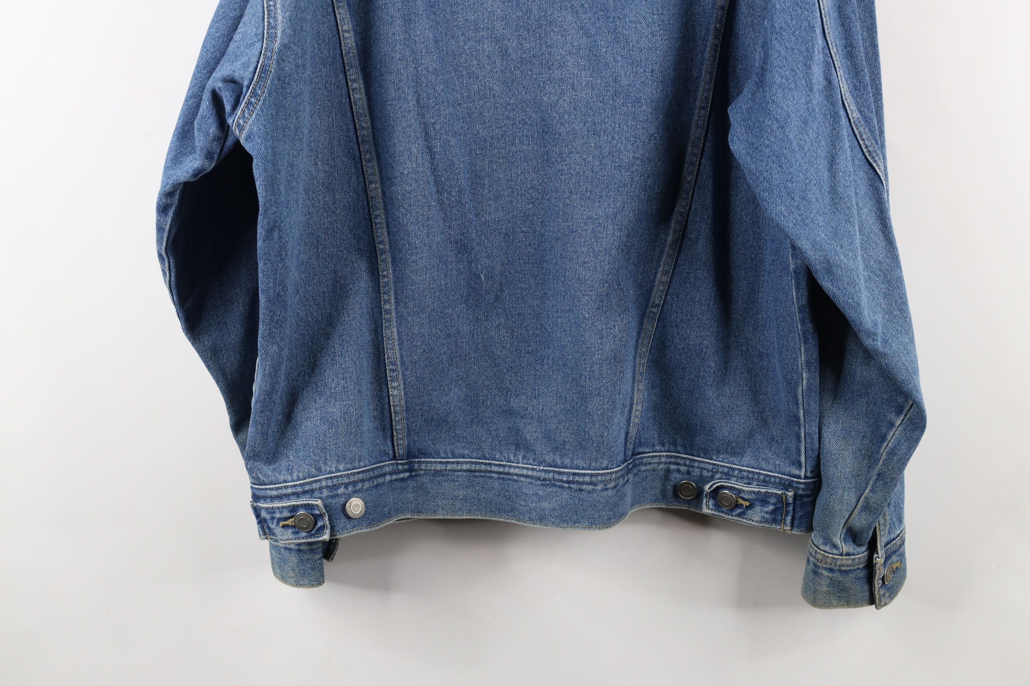 Vintage Vintage 90s Streetwear Denim Jean Trucker Jacket Blue Size US M / EU 48-50 / 2 - 15 Thumbnail