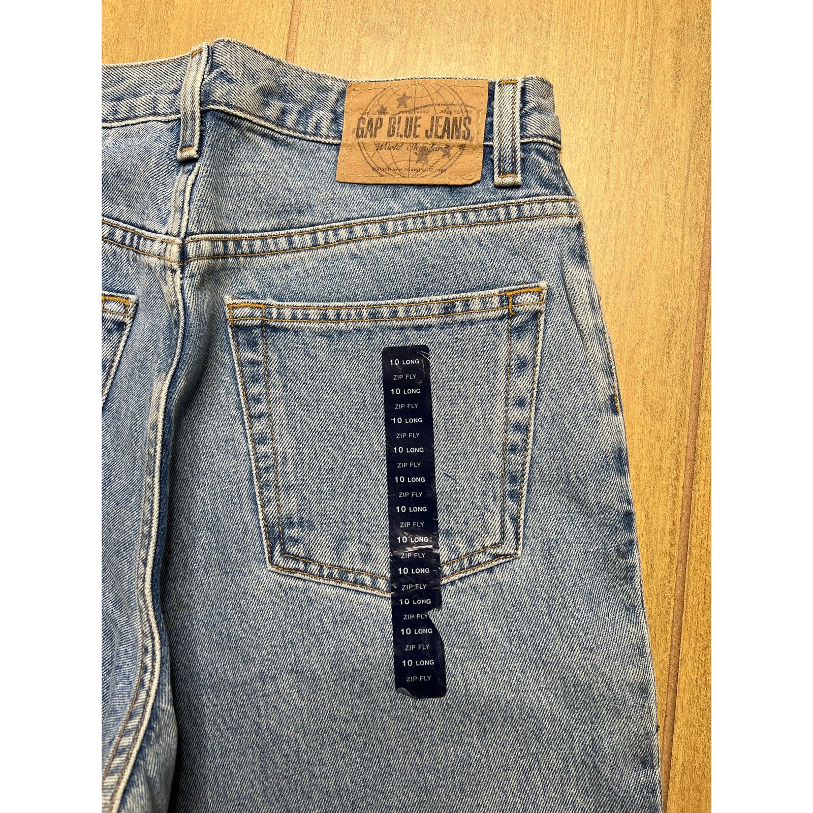 Gap Vintage 90s Medium Wash Gap High Waist Mom Jeans Sz 29x34 Size 29" - 12 Thumbnail