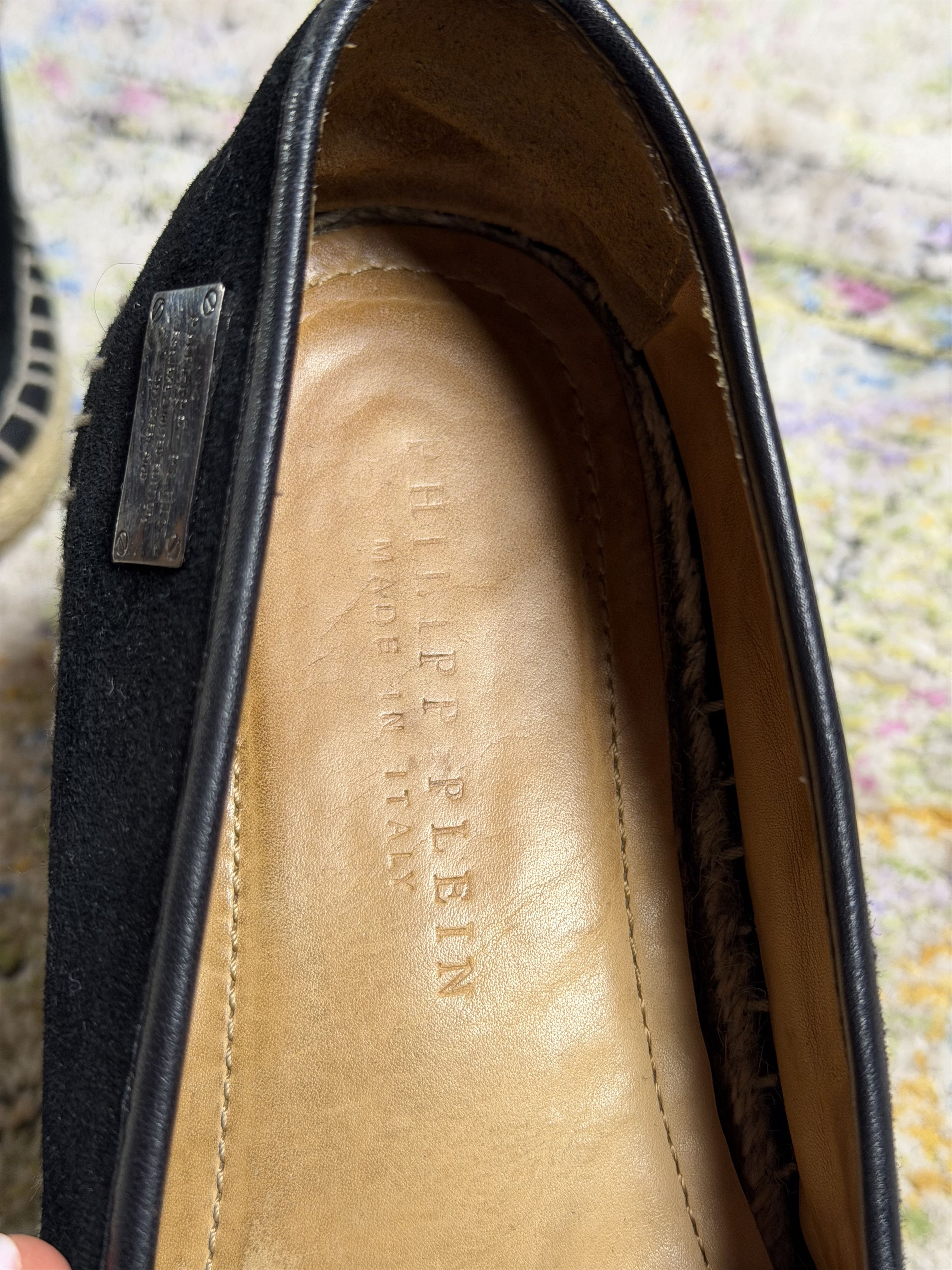 Philipp Plein Philipp Plein Leather Black Espadrillas Size US 10 / EU 43 - 10 Thumbnail