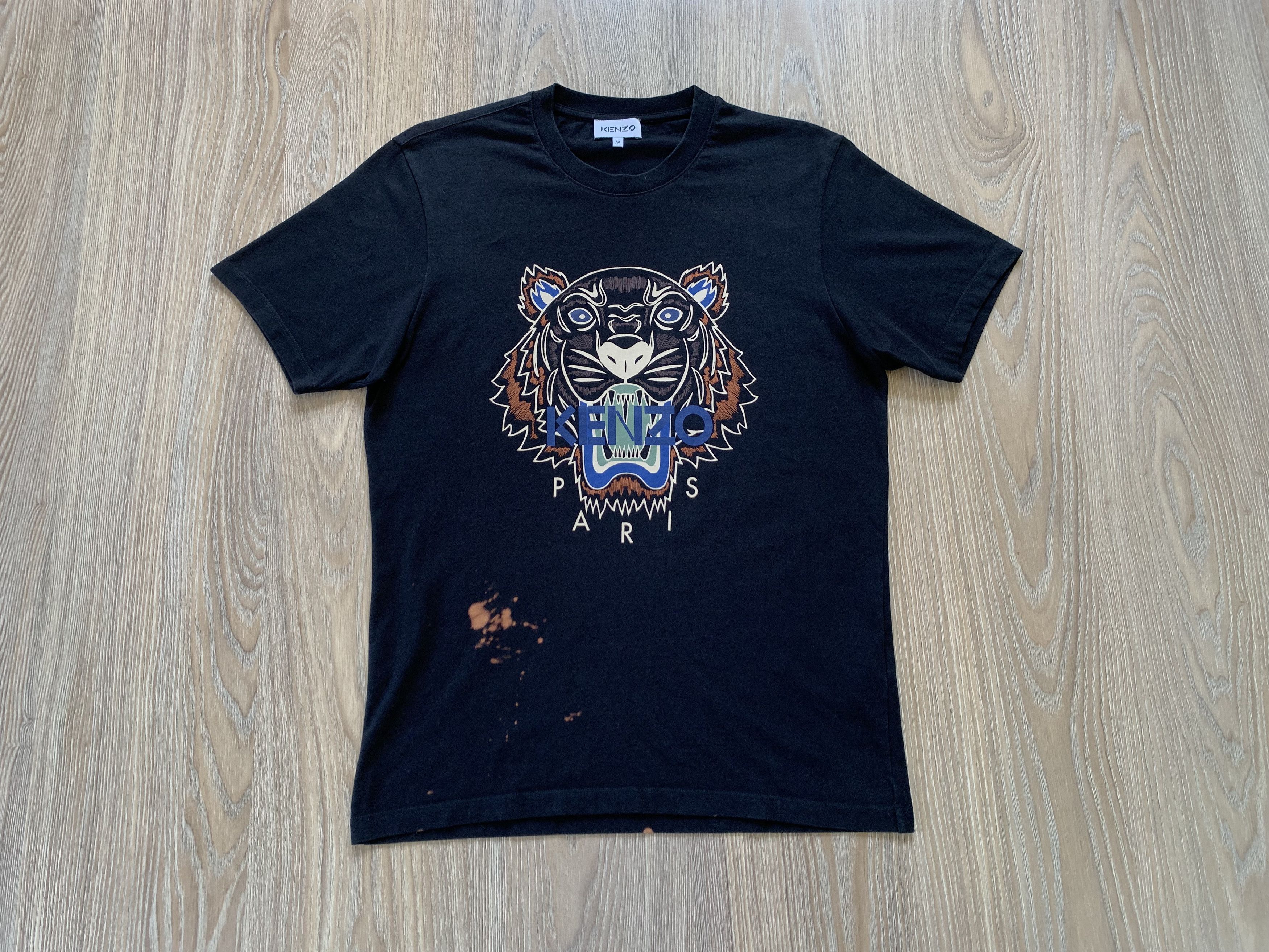 Kenzo × Vintage Kenzo Black Big Logo Vintage Printed T Shirt Size US M / EU 48-50 / 2 - 2 Thumbnail