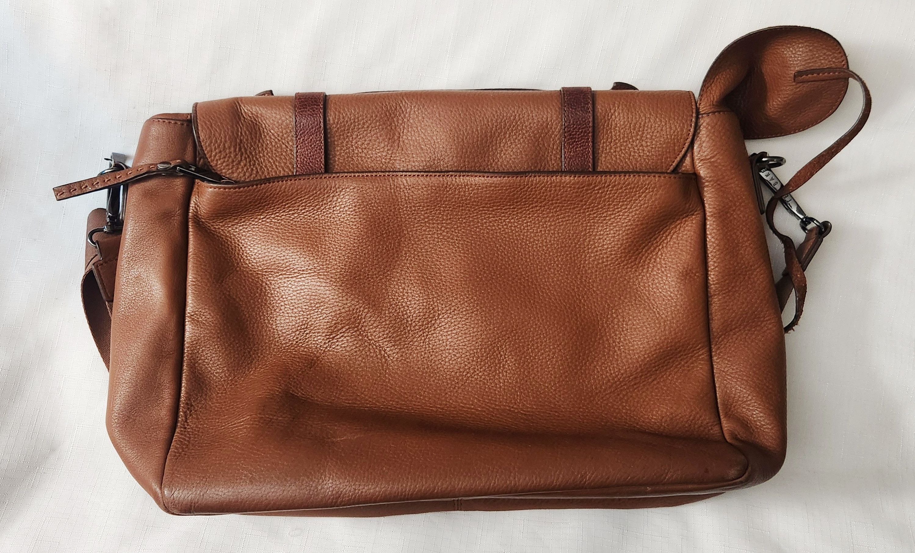 Ted Baker Ted Baker London Finlie 100% Leather Satchel Brown Messenger Size ONE SIZE - 10 Thumbnail