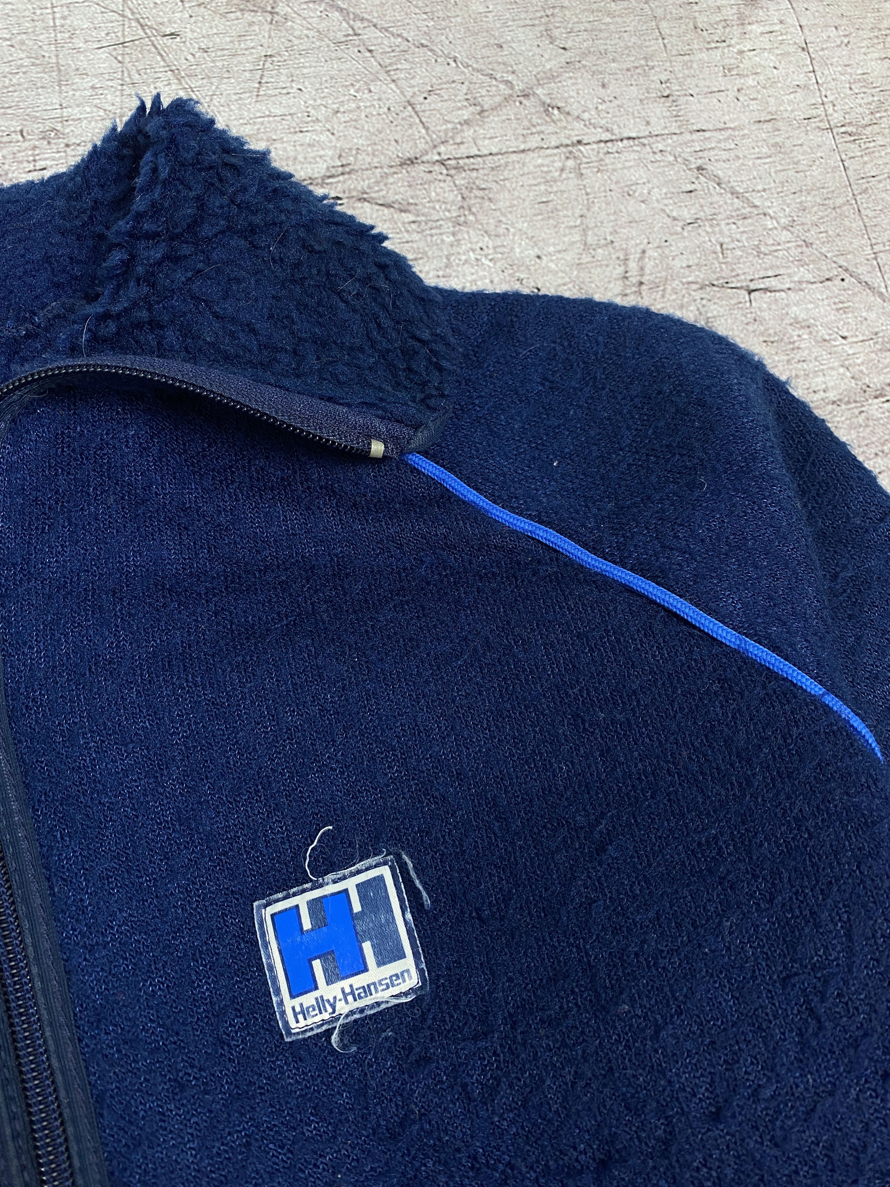 Helly Hansen × Vintage Helly Hansen 90s Vintage Zip Fleece Hoodie Jacket Size US L / EU 52-54 / 3 - 3 Thumbnail