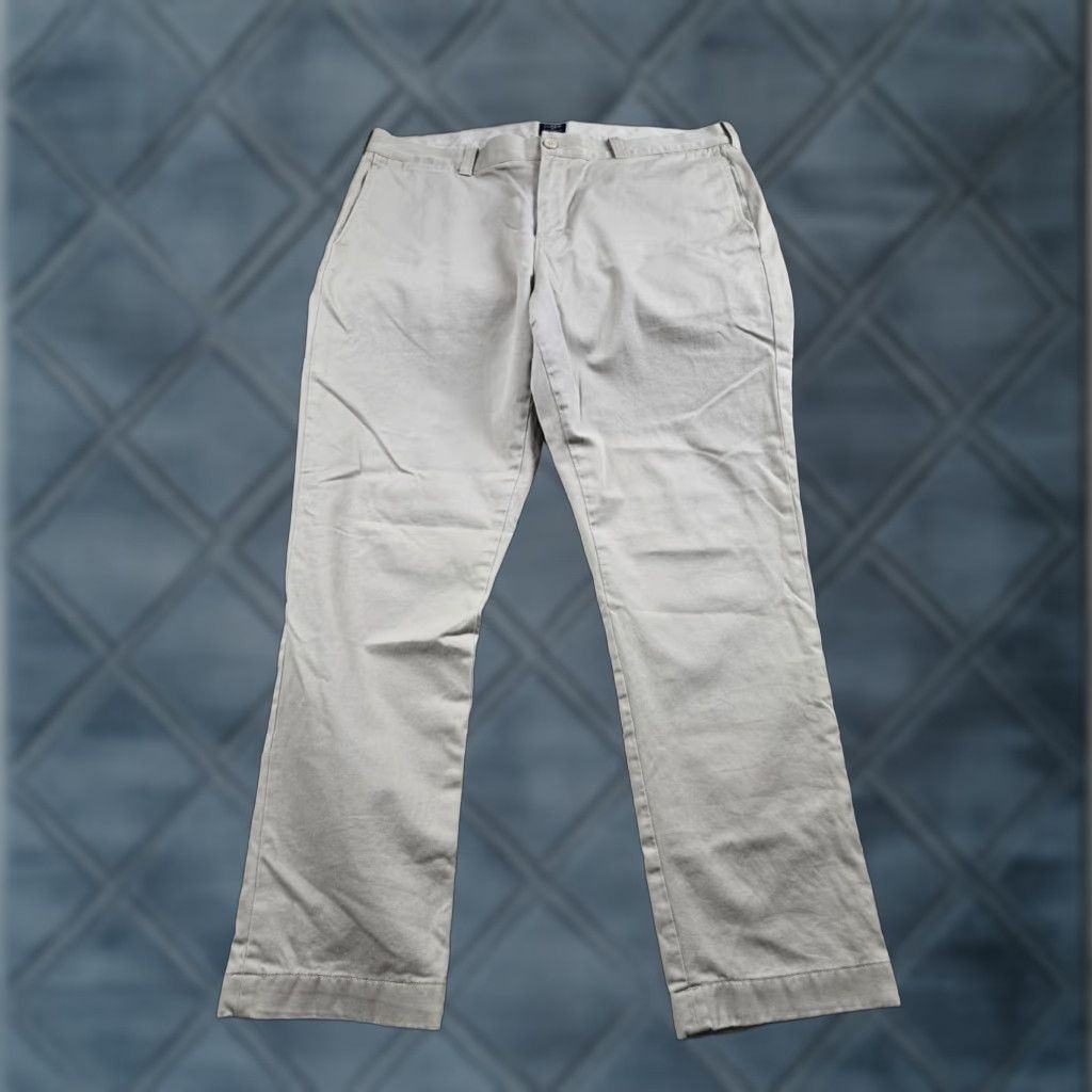 J.Crew J.Crew Sutton Chino Pants Mens 38x32 Khaki Straight Leg Slant Pocket Lined Twist: Twill Cotton Slim Regular 38 Beige Buttons Vintage No Size US 38 / EU 54 - 1 Thumbnail
