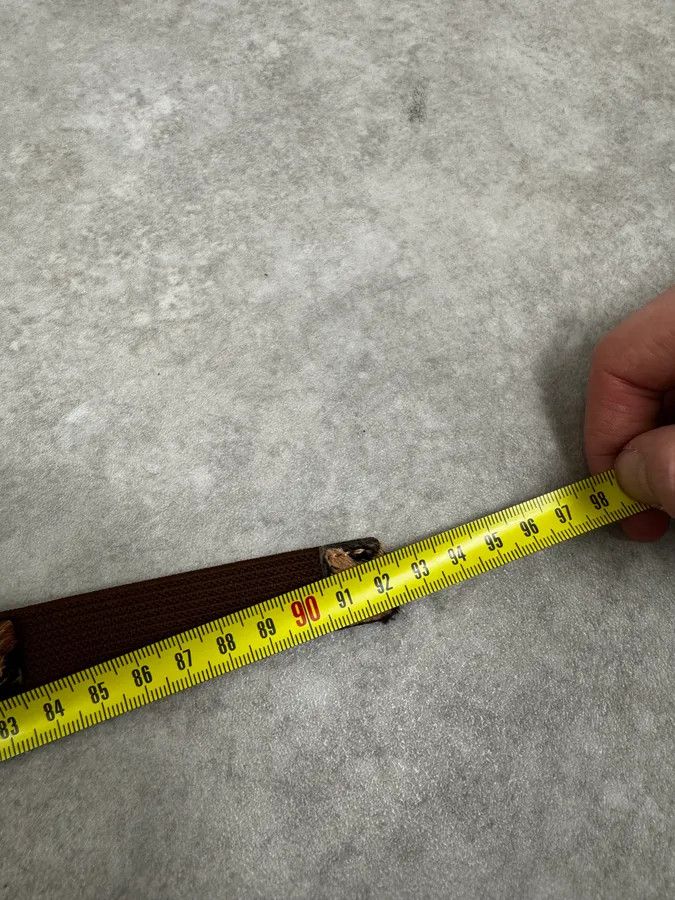 Dolce & Gabbana 2000s Dolce & Gabbana Brown Fur Effect Leopard Leather Belt Size ONE SIZE - 6 Thumbnail