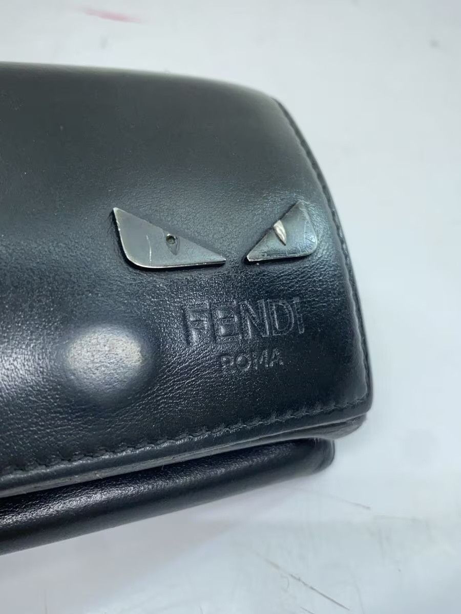 Fendi Fendi Leather Bi-Fold Wallet Black Size ONE SIZE - 3 Thumbnail