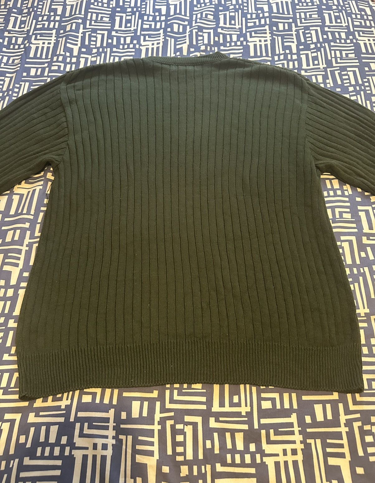 Chaps Ralph Lauren × Vintage Vintage CHAPS RALPH LAUREN burgundy ribbed knit jumper Size US XL / EU 56 / 4 - 3 Thumbnail