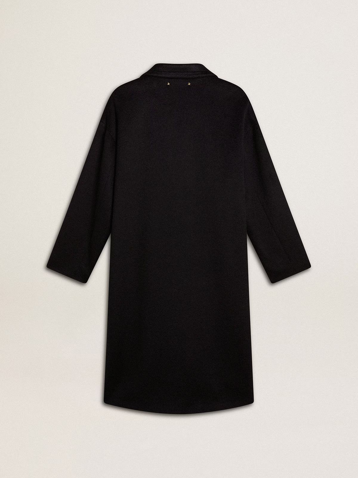 Golden Goose Golden Goose Single-Breasted Black Cocoon Coat Size S / US 4 / IT 40 - 14 Thumbnail