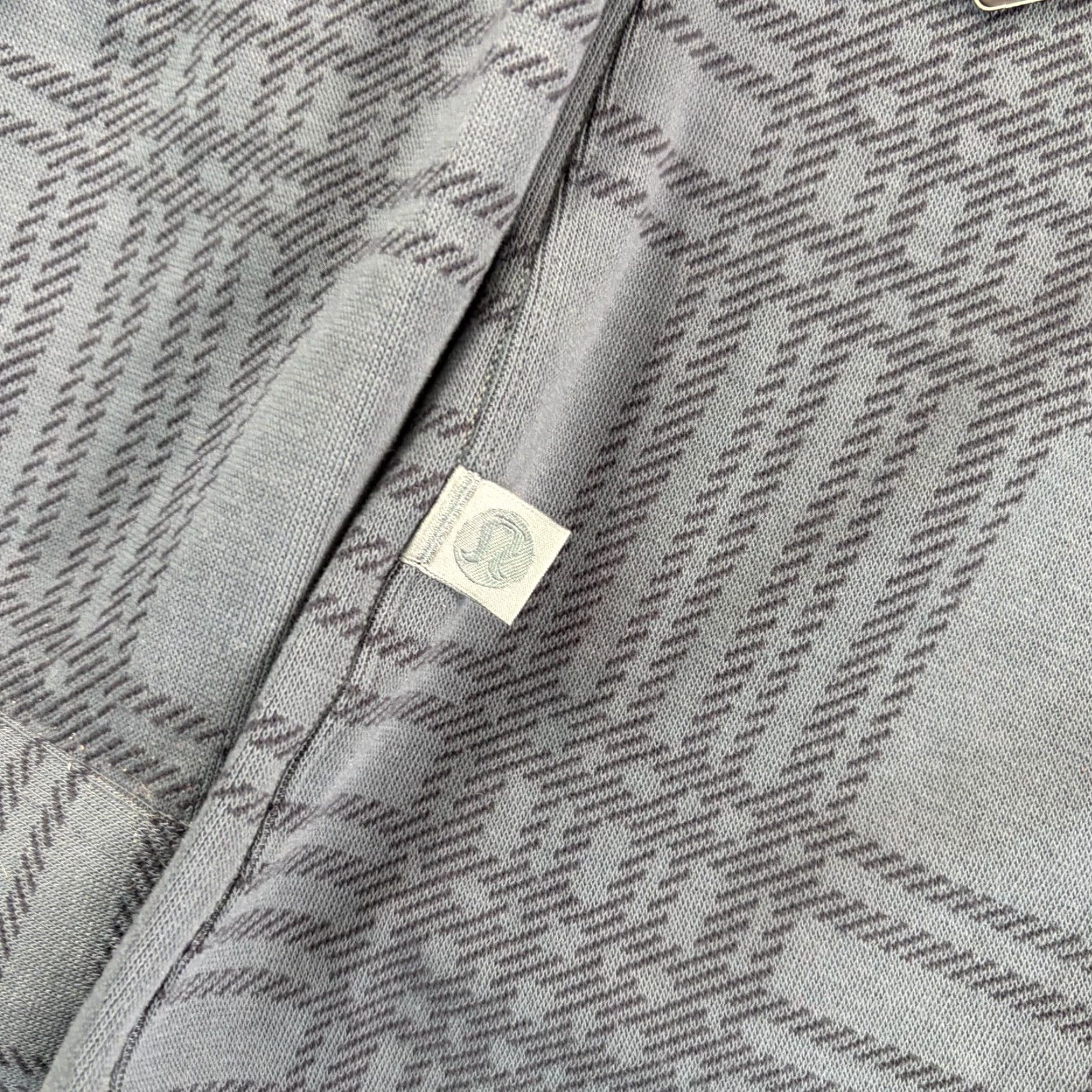Lululemon LULULEMON Soft Flannel Knit Overshirt Grey Plaid Button-Up Shirt Mens M XS? Size US M / EU 48-50 / 2 - 5 Thumbnail