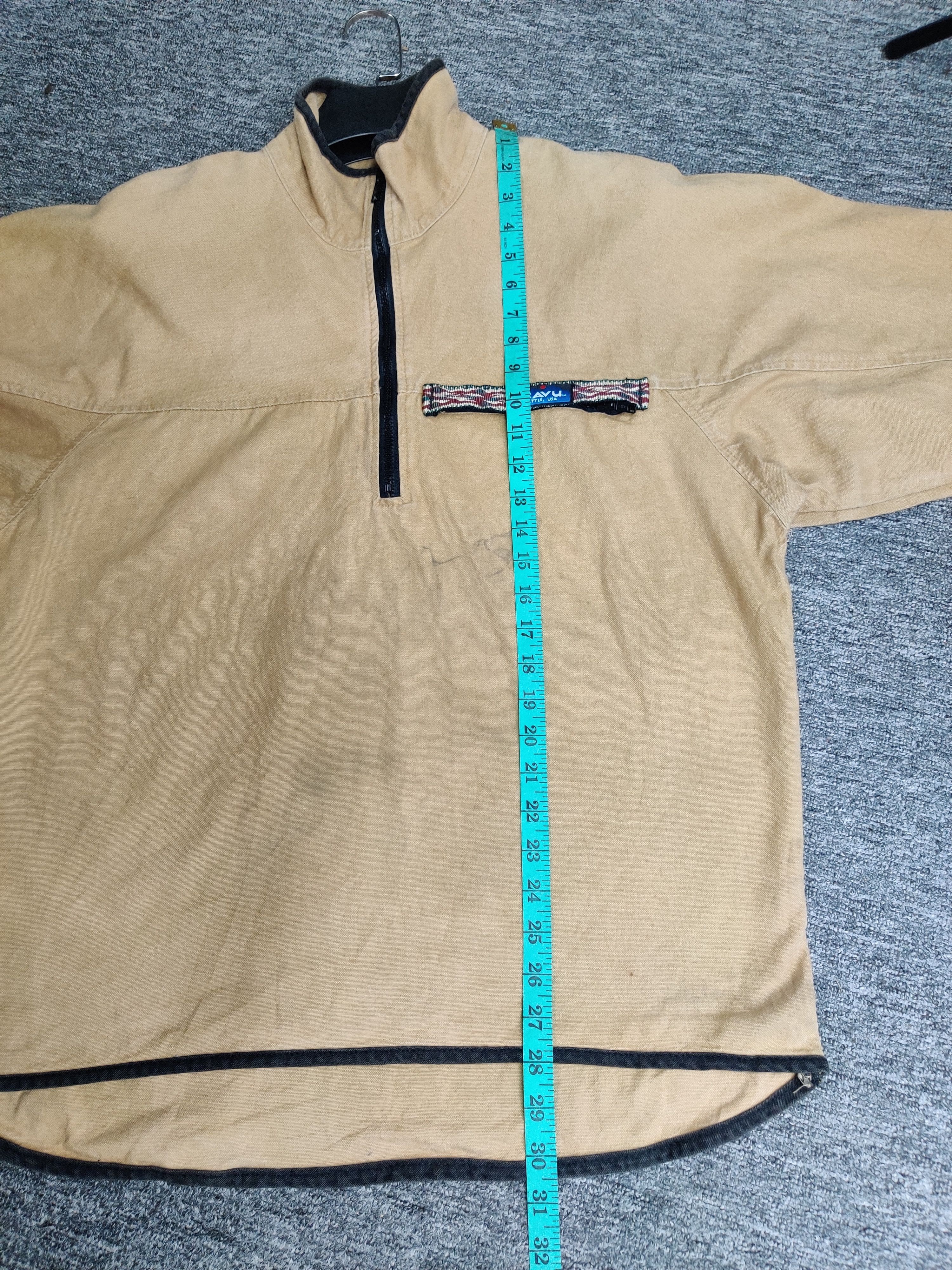 KAVU Vintage Kavu Duck Canvas Half Zipper Jacket Size US M / EU 48-50 / 2 - 14 Thumbnail