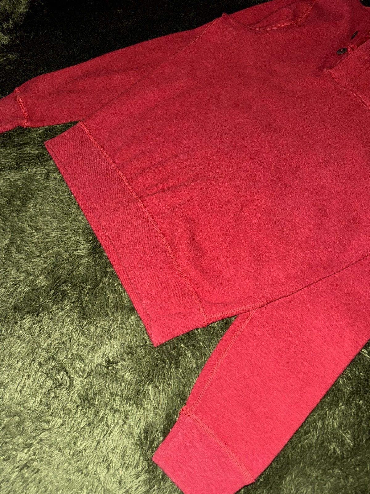 Polo Ralph Lauren [S] Polo Ralph Lauren Shawl Collar Button-Up Knit Red Size US S / EU 44-46 / 1 - 6 Thumbnail