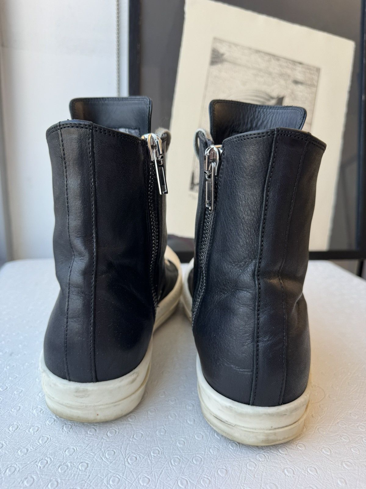 Rick Owens Rick Owens Ramones hi top sneakers Size US 8 / EU 41 - 2 Thumbnail