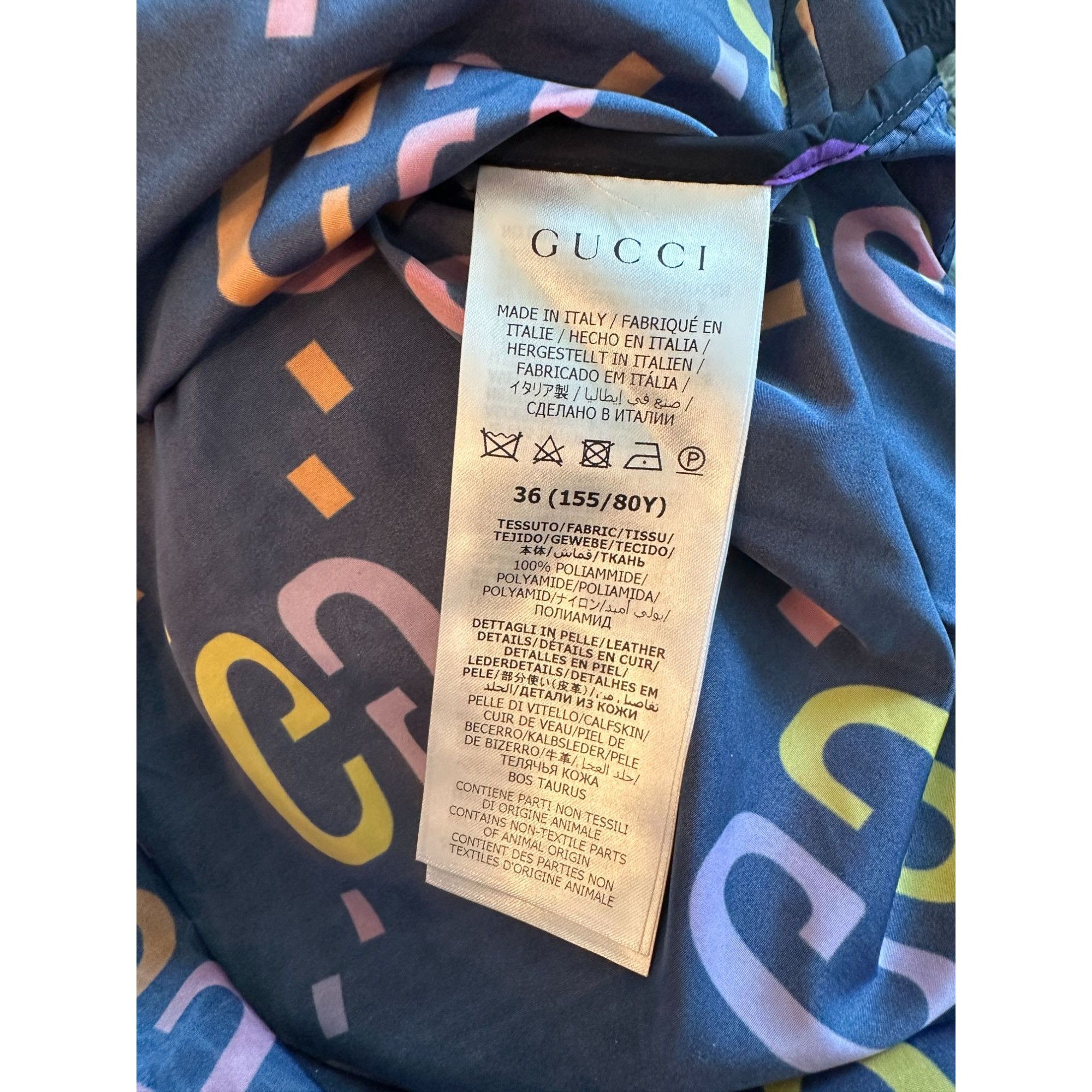 Gucci GUCCI Jumbo GG Squared Printed Anorak Jacket Size XS / US 0-2 / IT 36-38 - 3 Thumbnail