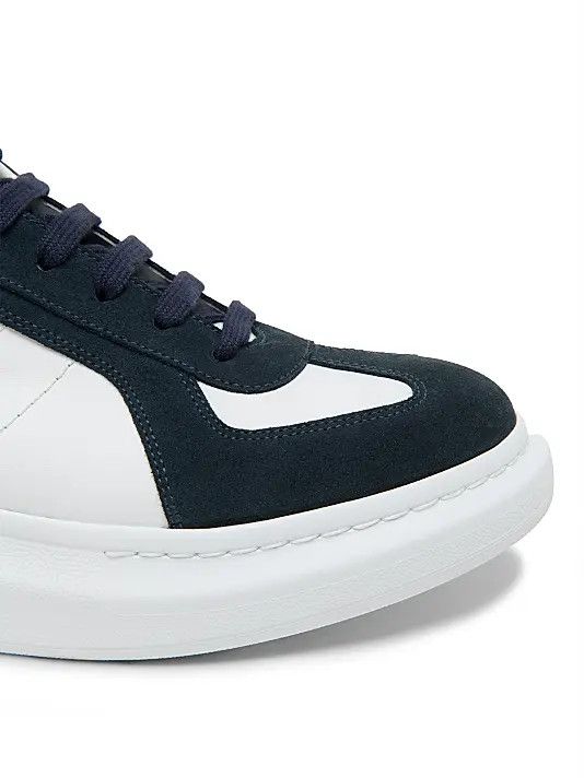 Alexander McQueen os11x0126 Retro Suede & Leather Oversized Sneakers Size US 8 / EU 41 - 5 Thumbnail