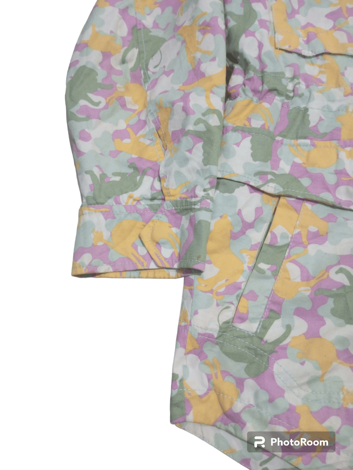 20471120 Vintage Leshop Multi pocket camo animals parka jacket Size US M / EU 48-50 / 2 - 3 Thumbnail