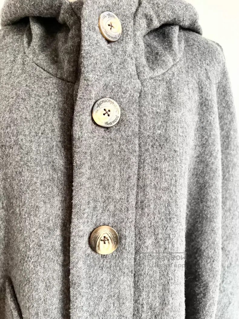 Vivienne Westwood Vivienne Westwood Vintage Grey Witch Hat Asymmetrical Cloa Size XS / US 0-2 / IT 36-38 - 5 Thumbnail