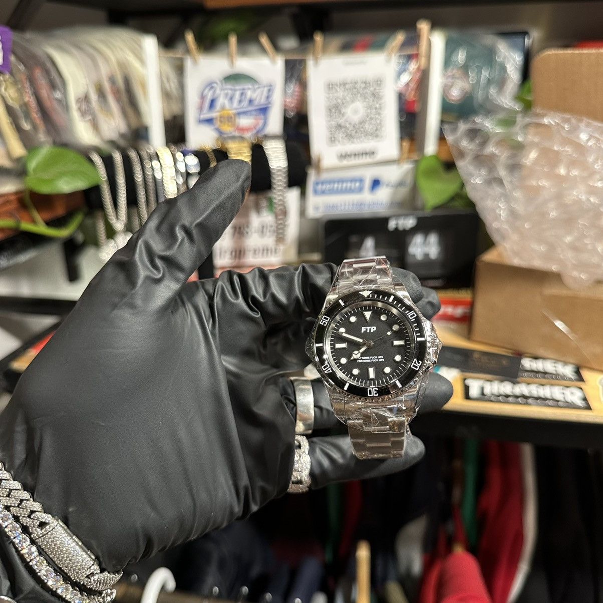 Fuck The Population FTP movement time piece 2025 bsfu ftp DS. Sealed Size ONE SIZE - 3 Thumbnail