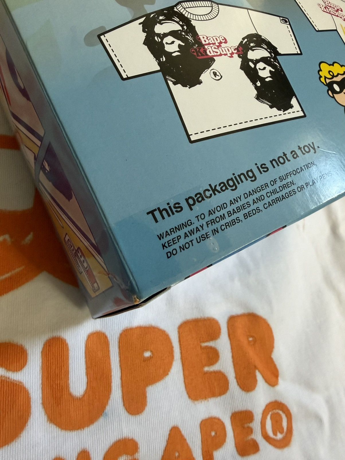 Bape BAPE x KidSuper Custom 1/1 Tee T Shirt Cereal Box Size US M / EU 48-50 / 2 - 8 Thumbnail