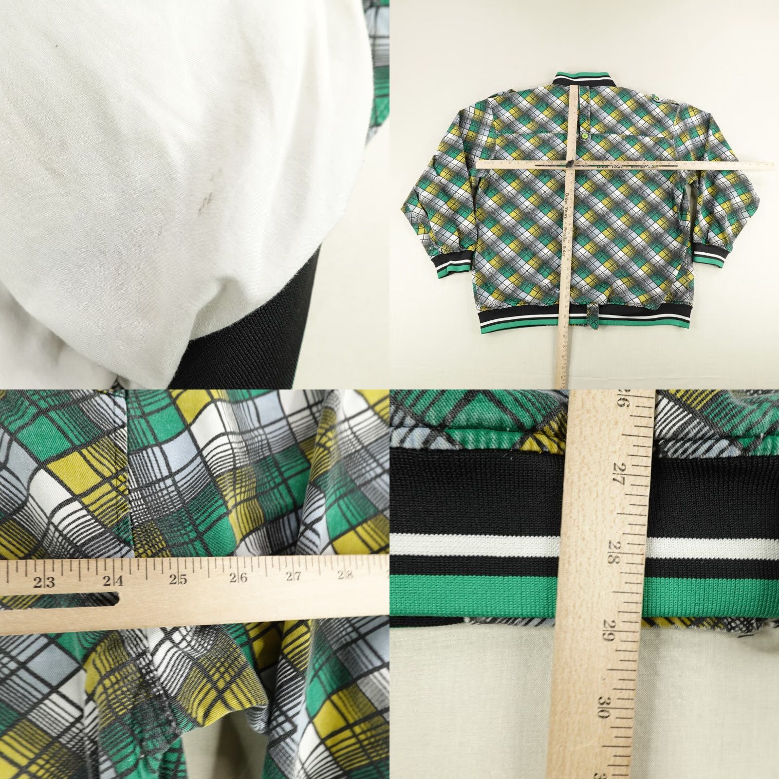 Vintage VINTAGE Celebrity By Design Jacket Mens 2XL Green Plaid Mid-Length Y2K Outdoor Size US XXL / EU 58 / 5 - 8 Thumbnail