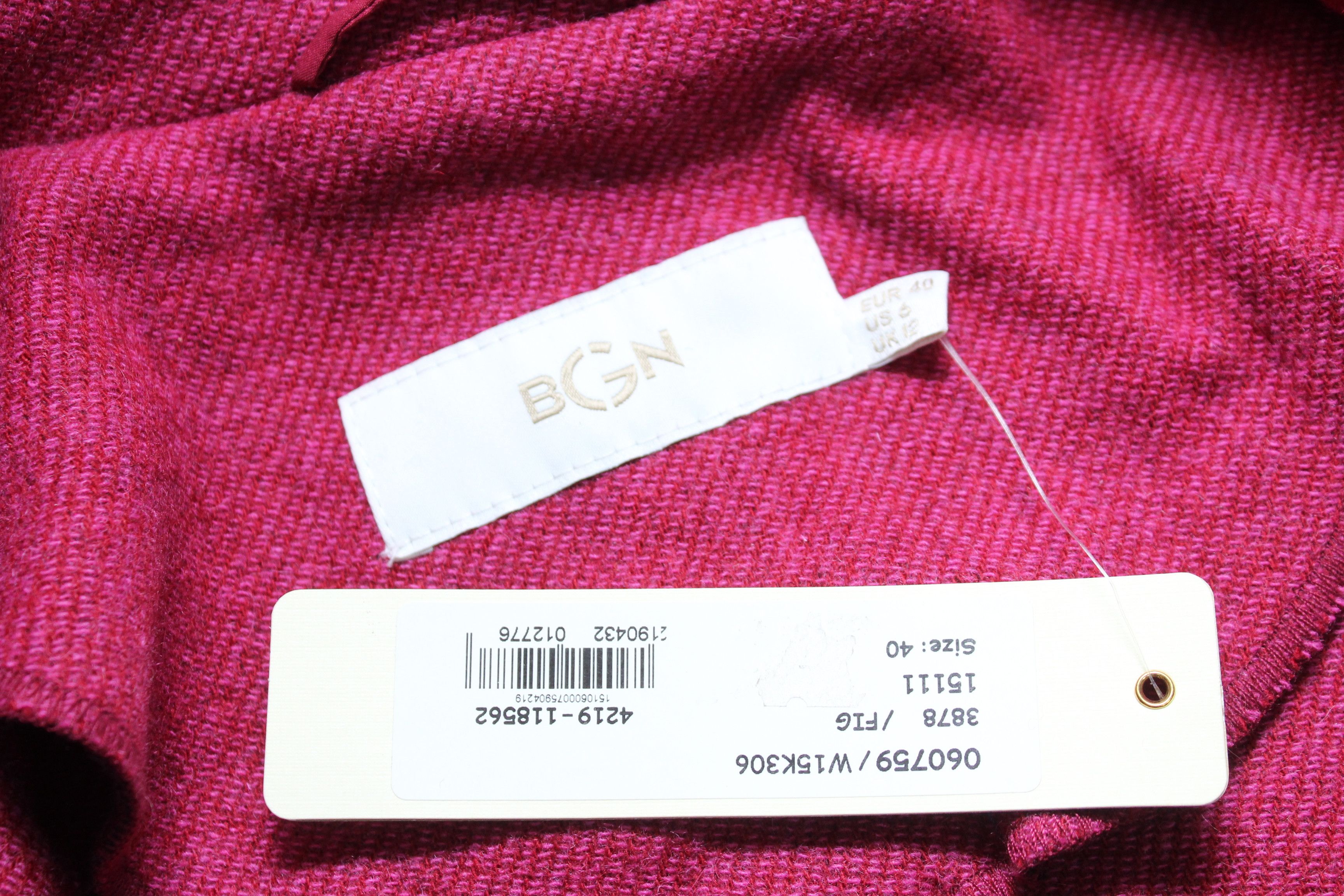 Other BGN Coat Wool Womens Size 6US New Vintage Rare Size M / US 6-8 / IT 42-44 - 11 Thumbnail