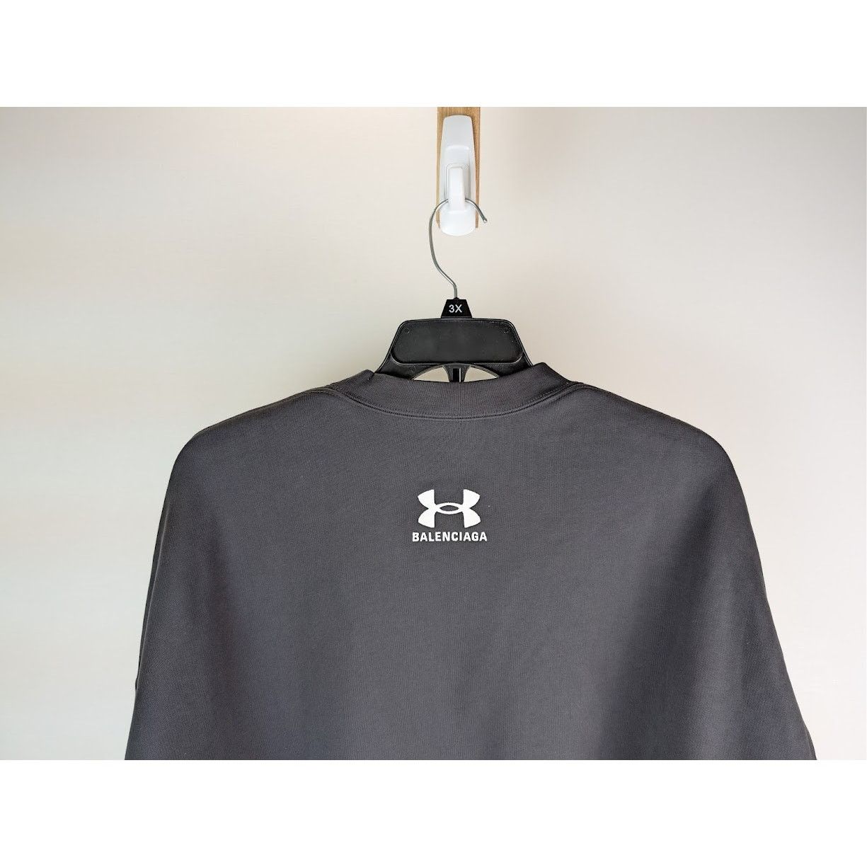 Balenciaga × Under Armour o1rshd1 Under Armour Molleton Oversized Crewneck Sweatshirt Size US L / EU 52-54 / 3 - 10 Thumbnail