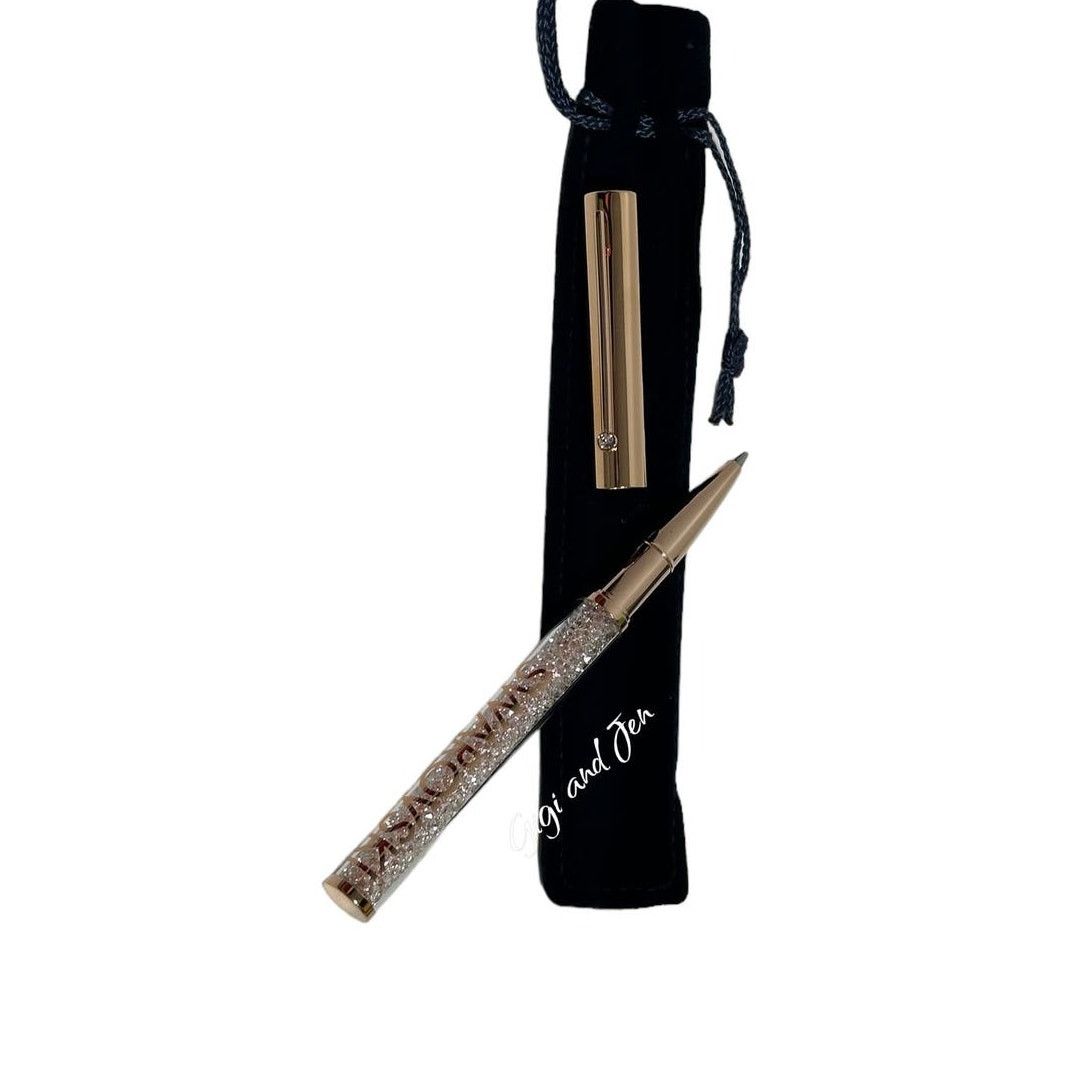 Swarovski Swarovski Crystalline Gloss ballpoint pen Rose gold tone Size ONE SIZE - 3 Thumbnail