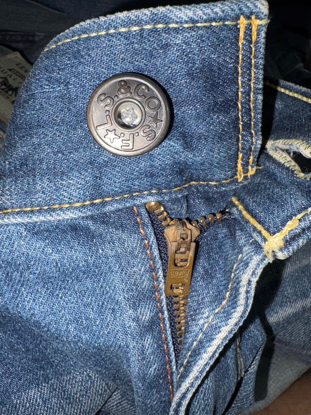 Levi's Vintage Clothing Levi’s 601 Straight x Vintage Jeans Size US 38 / EU 54 - 4 Thumbnail
