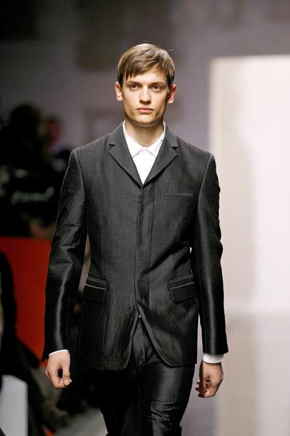 Prada Fused Silk / Wool Ombré Blazer FW 2007 Runway Size 48R - 13 Thumbnail
