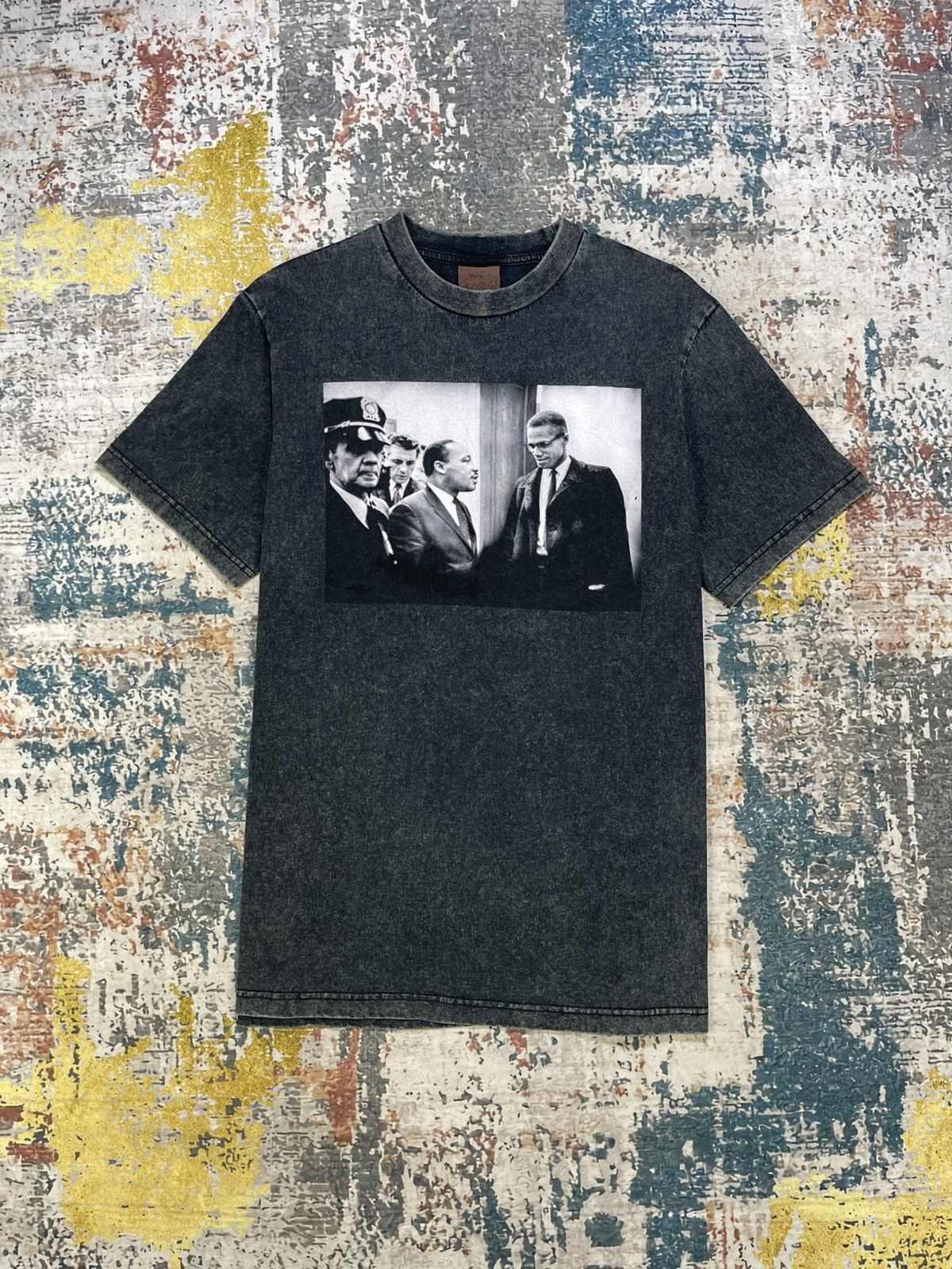 Shoe Palace Shoe Palace Malcolm X & MLK Icons Short Sleeve Tee Size US M / EU 48-50 / 2 - 1 Thumbnail