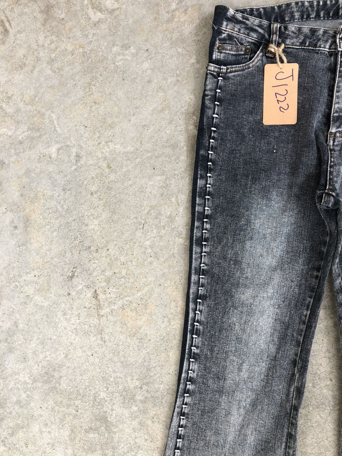 If Six Was Nine Japanese Nouvo Flared Jeans Distressed Jeans Size US 30 / EU 46 - 4 Thumbnail