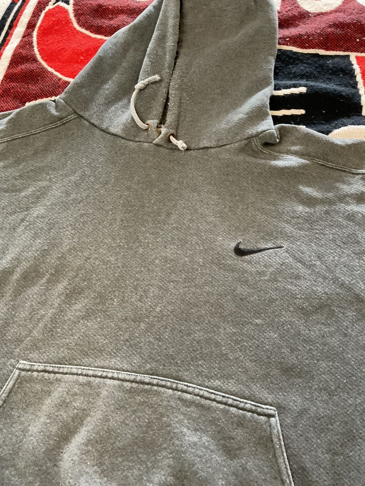 Nike Vintage 90s Nike plain pullover hoodie medium Size US M / EU 48-50 / 2 - 2 Thumbnail