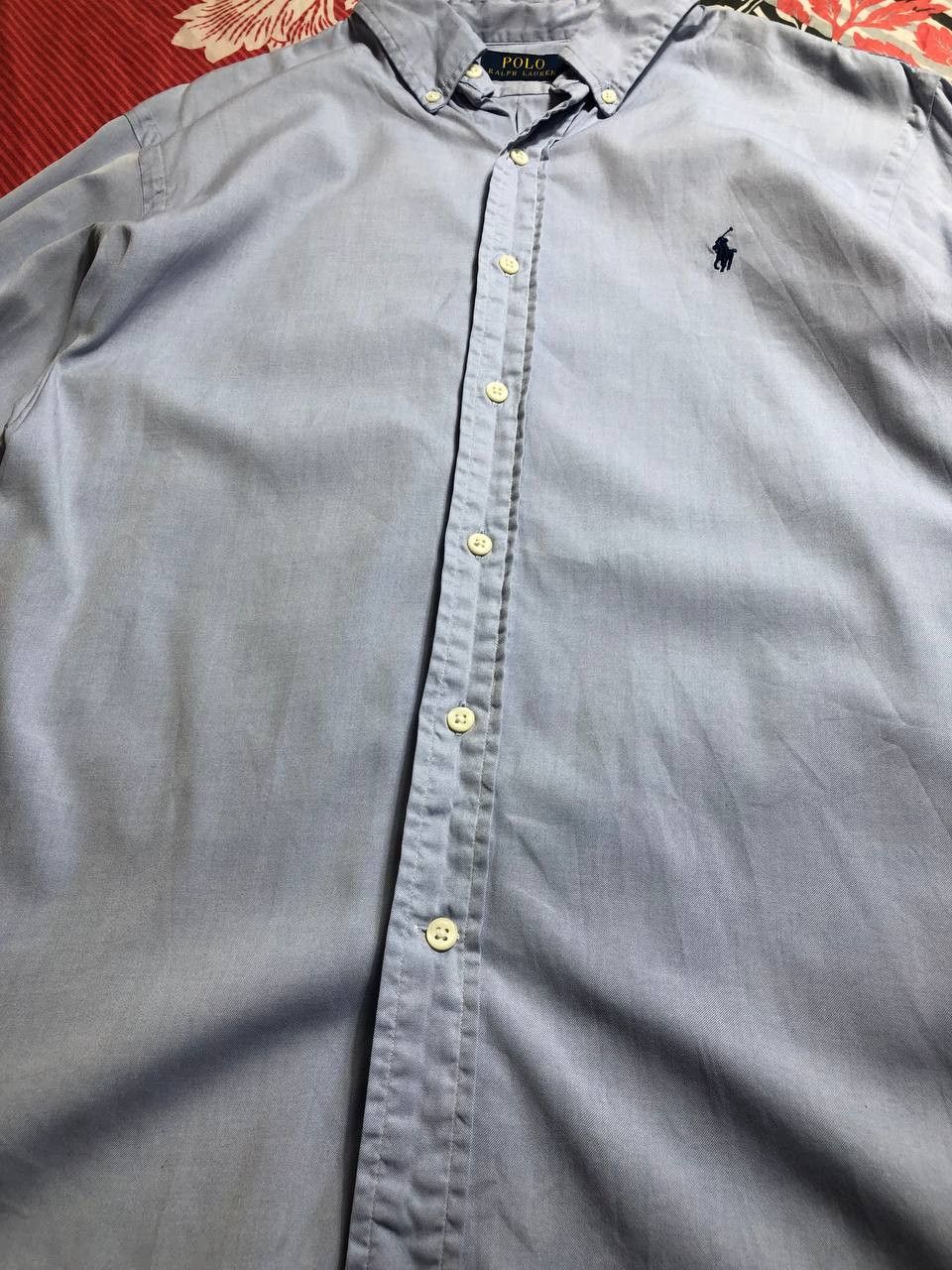 Polo Ralph Lauren × Ralph Lauren × Vintage Polo Ralph Lauren Vintage Mens Long Sleeve Striped Shirt Size US L / EU 52-54 / 3 - 13 Thumbnail