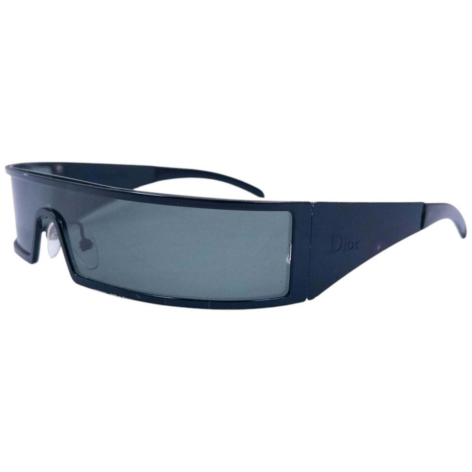 Dior Vintage SS2003 Dior Punk Visor Sunglasses Size ONE SIZE - 1 Thumbnail