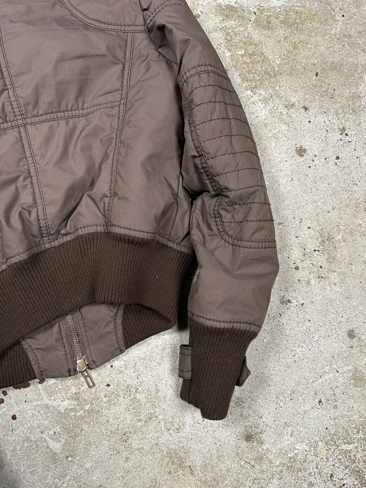 If Six Was Nine Vintage Y2K Brown Utility Japanese Style Bomber Jacket Size US S / EU 44-46 / 1 - 10 Thumbnail