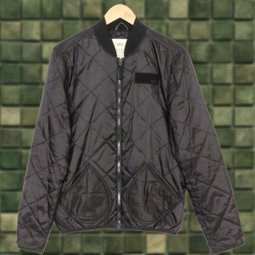 Alpha Industries ALPHA INDUSTRIES Pac Jacket Jacket Men M Quilted Bomber Padded Lightweight MJ2463 Black Size US M / EU 48-50 / 2 - 1 Thumbnail