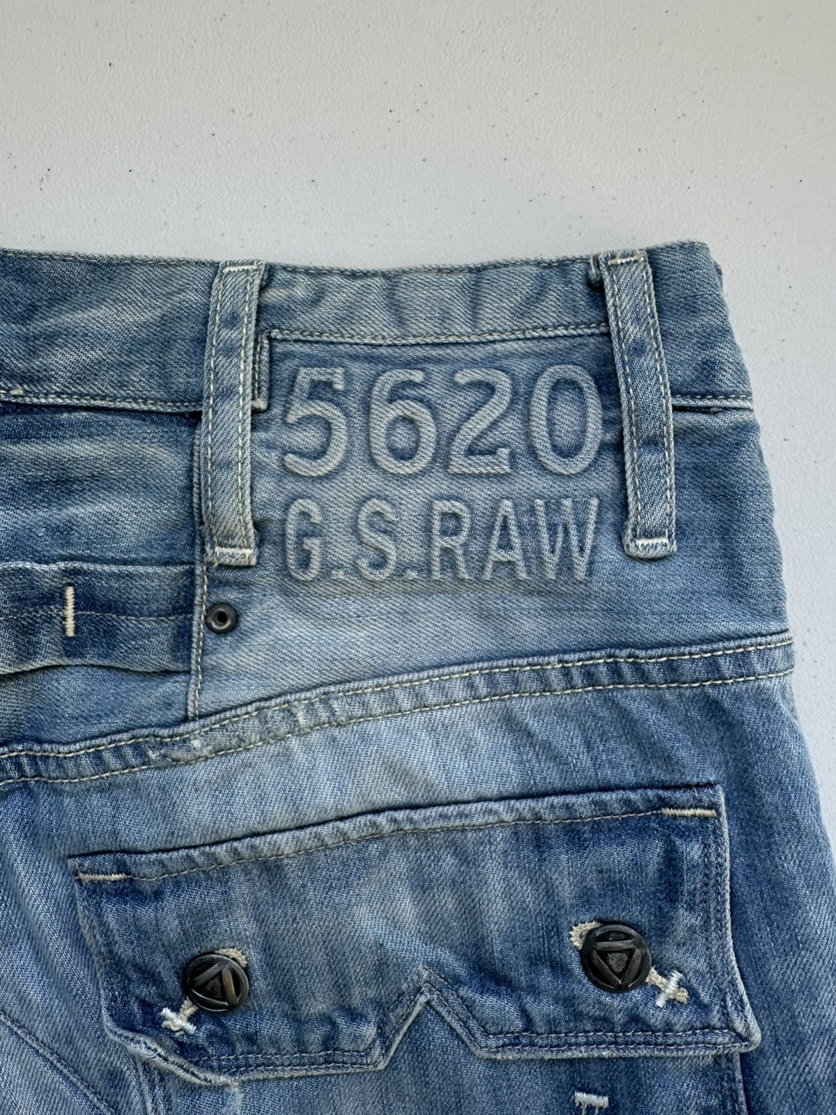 G-Star × If Six Was Nine × Vintage Vintage Y2k G Star Raw 96 Baggy Jeans Size US 30 / EU 46 - 8 Thumbnail