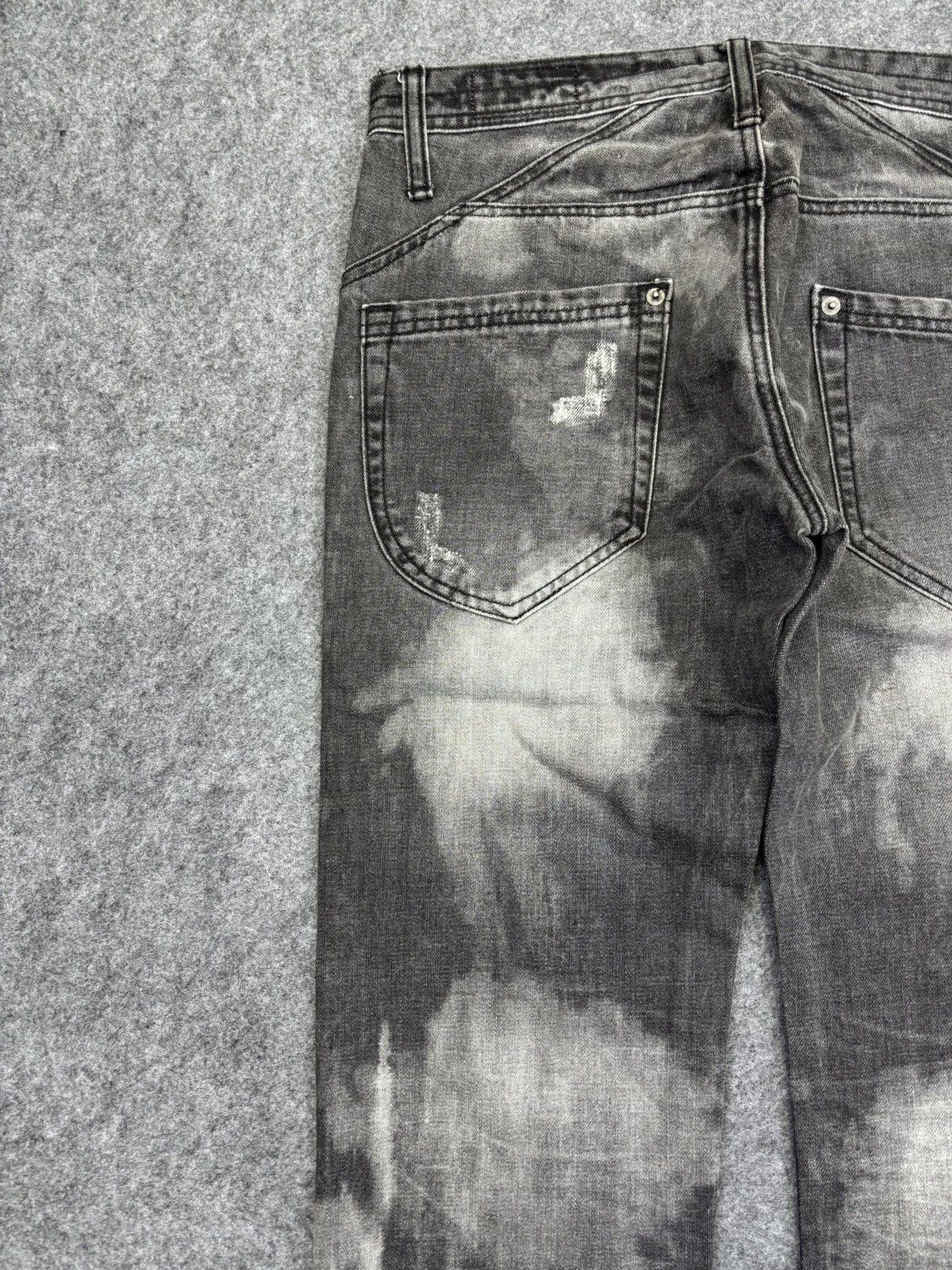 Japanese Brand Roenxsemanticdesign Japan Skull Sick Dope Fades Denim F724 Size US 31 - 15 Thumbnail