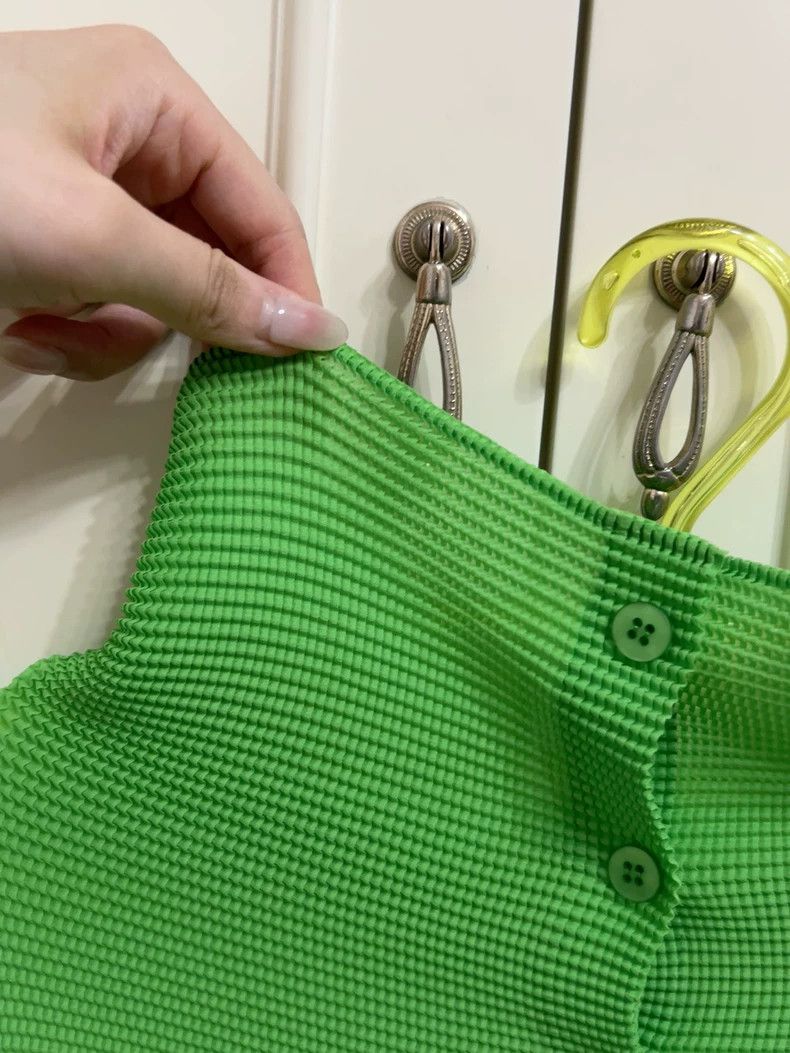 Issey Miyake issey miyake size:one size Green long sleeves 2505-Nextarr Size XXS / US 00 / IT 34 - 5 Thumbnail