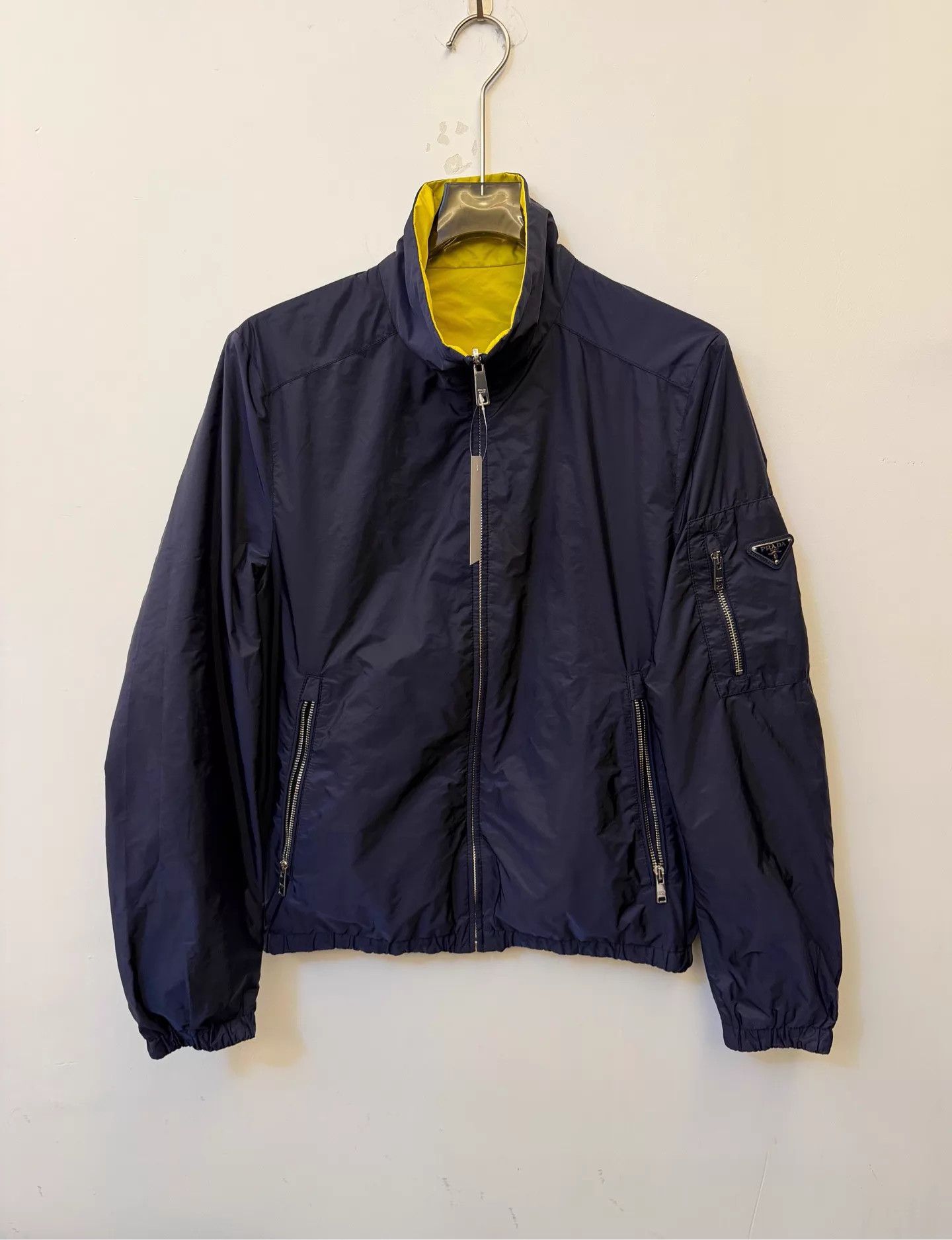 Prada Prada Triangle Logo Two-Sided Jacket Size 46 Size US S / EU 44-46 / 1 - 1 Thumbnail