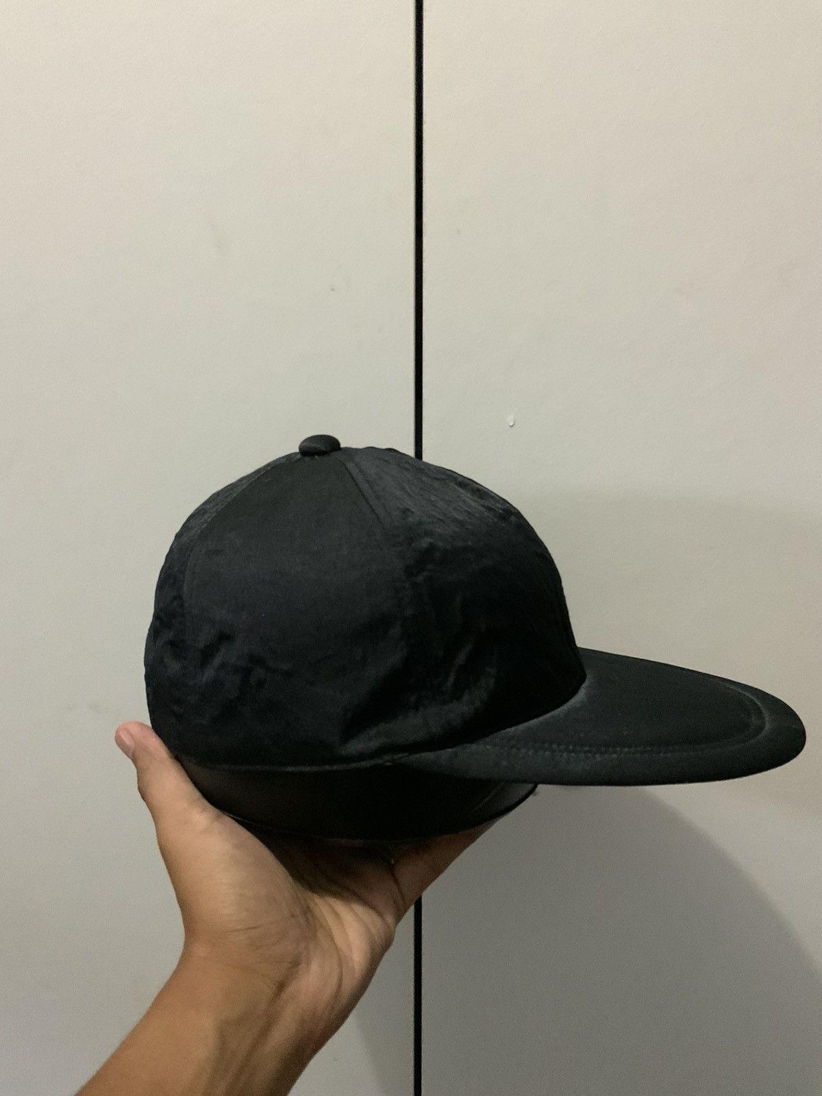 Japanese Brand Black Long Brim Nylon Hat Size ONE SIZE - 5 Thumbnail