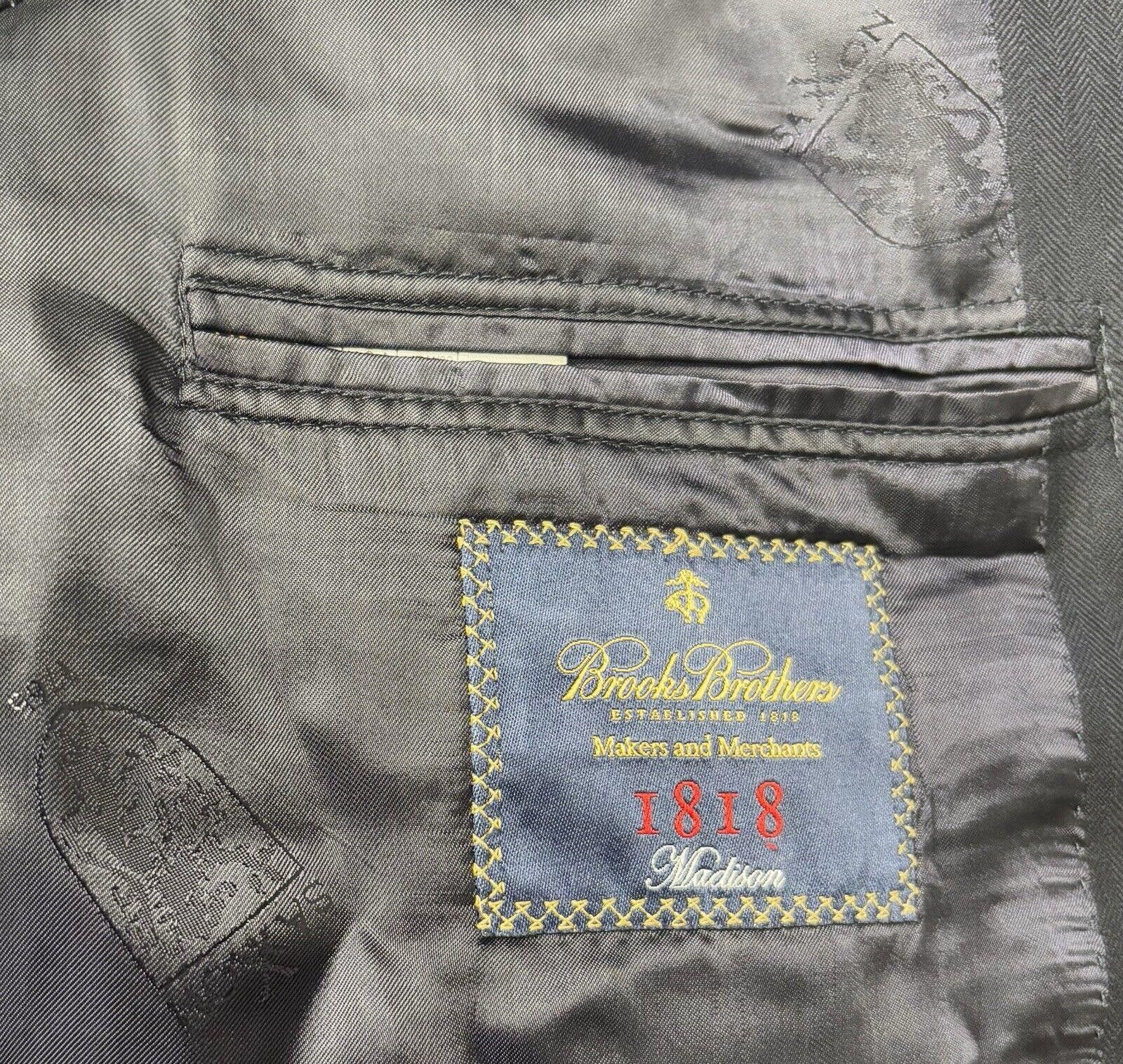 Brooks Brothers Brooks Brothers Blazer Jacket Men's 44R 1818 Madison Saxxon Size 44R - 2 Thumbnail