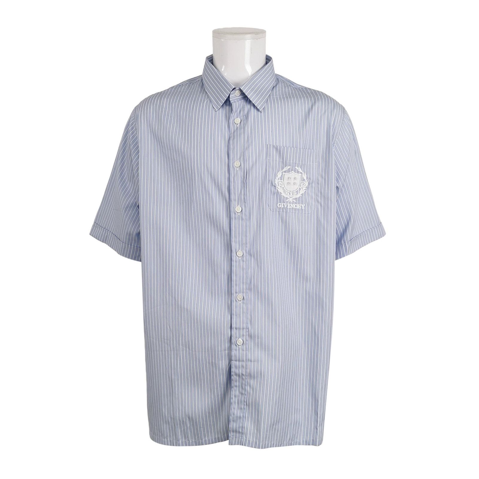 Givenchy Givenchy Striped Short-Sleeve Cotton Shirt M Size US M / EU 48-50 / 2 - 1 Thumbnail