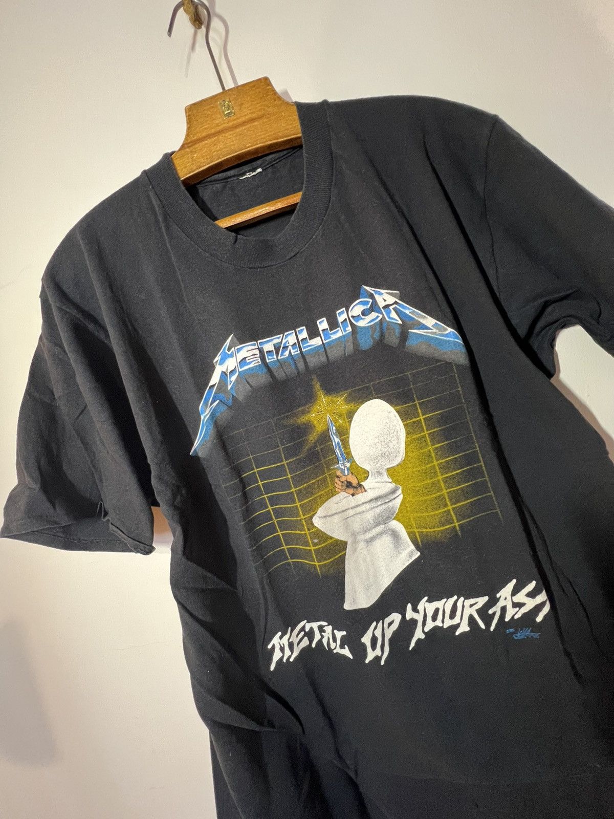 Band Tees Vintage Metallica 80s metal up your ass shirt Size US L / EU 52-54 / 3 - 5 Thumbnail
