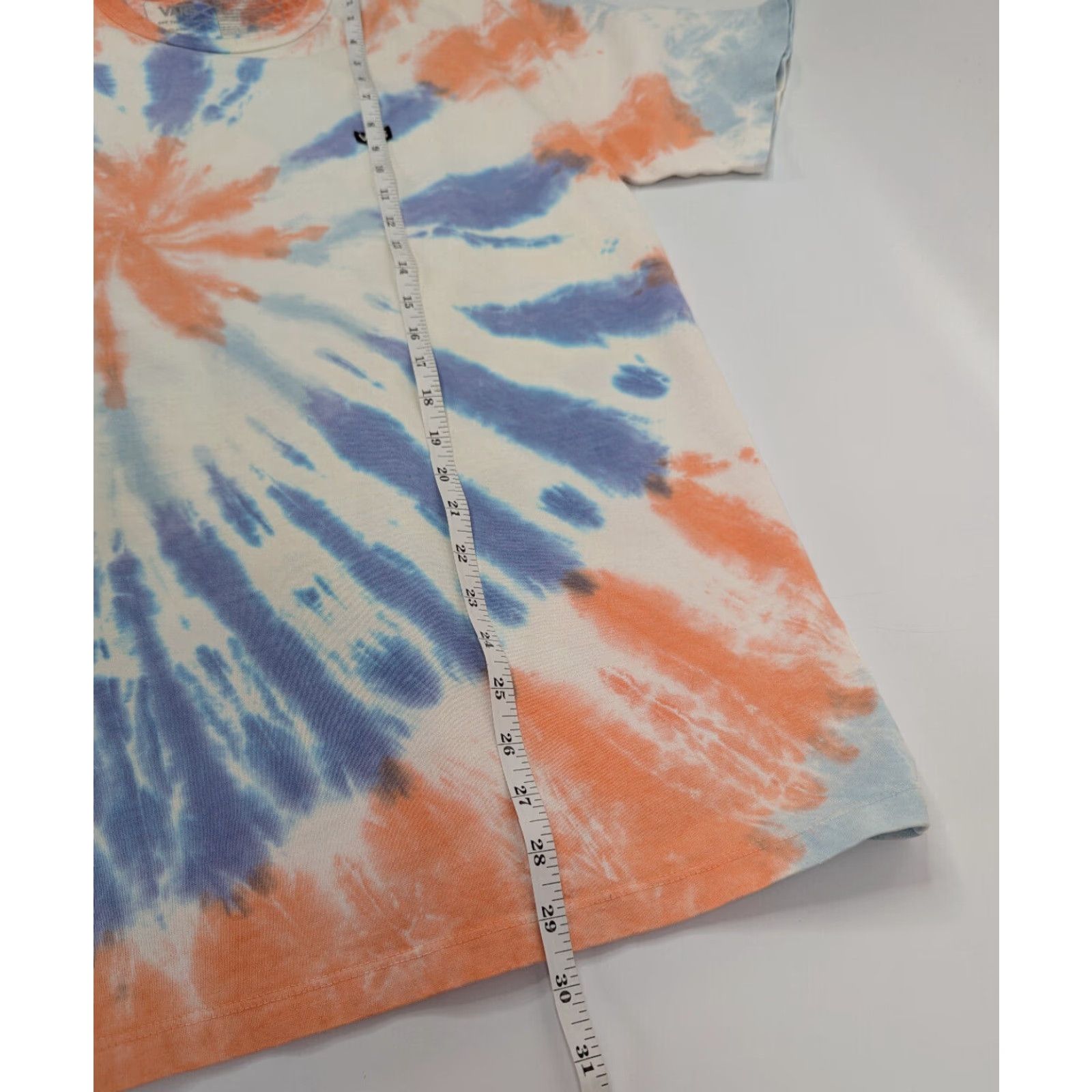 Vans Vans T-Shirt Mens Medium Orange Blue Crew Neck Short Sleeve Classic Fit Tie-Dye Size US M / EU 48-50 / 2 - 3 Thumbnail