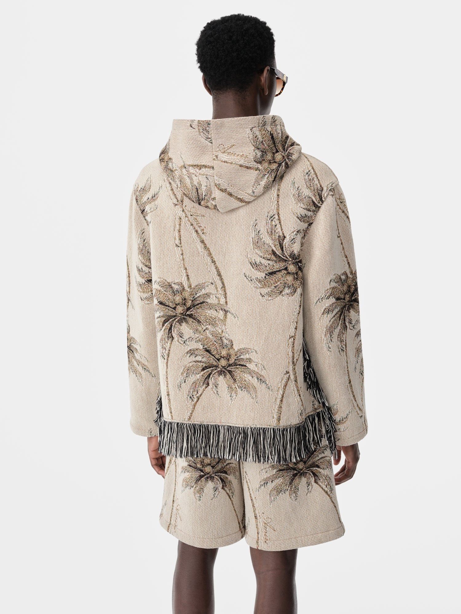 Amiri o1s1wg110725 Twisted Palms Tapestry Hoodie in Multicolor Size US M / EU 48-50 / 2 - 4 Thumbnail