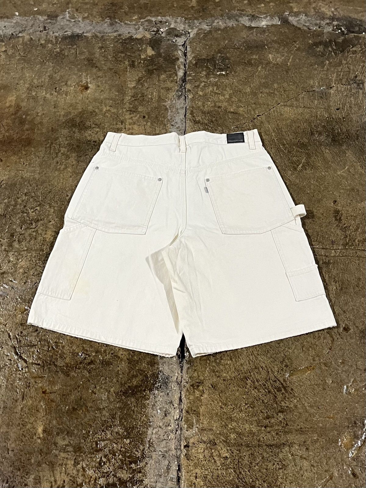 JNCO × Levi's × Vintage Crazy Vintage Levi's SilverTab Carpenter Shorts Baggy Skater Size US 34 / EU 50 - 1 Thumbnail